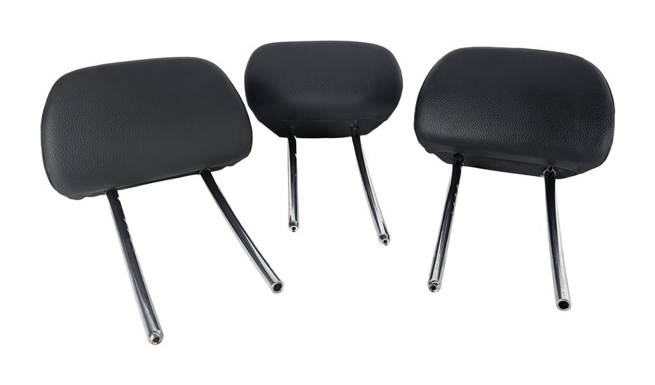 Thumbnail 2: 10-15 MERCEDES GLK CLASS (X204) REAR LEFT RIGHT & CENTER HEADREST SET 3 (Black)