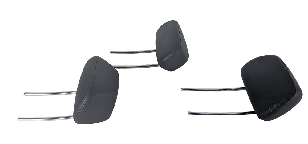 Thumbnail 3: 10-15 MERCEDES GLK CLASS (X204) REAR LEFT RIGHT & CENTER HEADREST SET 3 (Black)