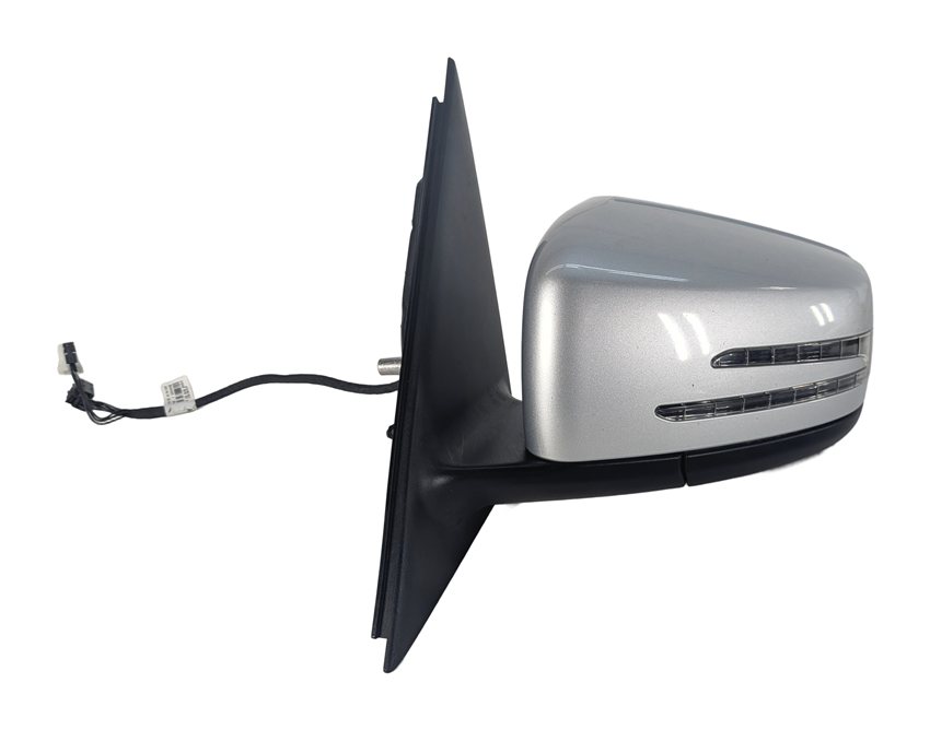 Thumbnail 3: 10-12 MERCEDES GLK350 (X204) LEFT MANUAL FOLD HEATED MEMORY DOOR MIRROR (Silver)