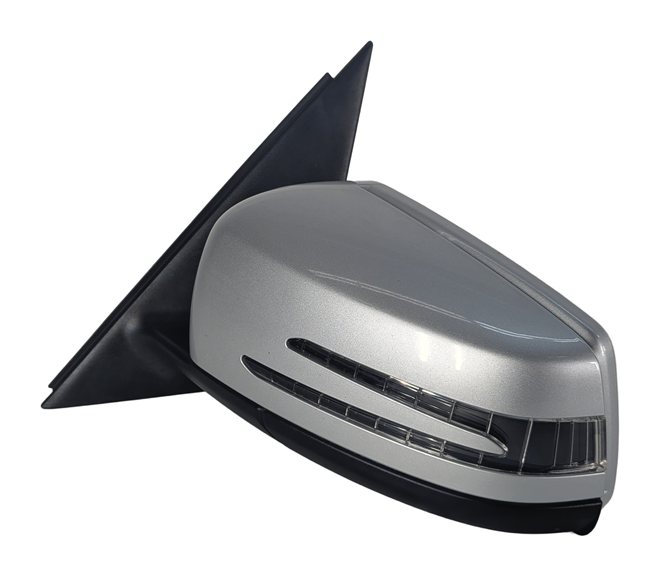 Thumbnail 4: 10-12 MERCEDES GLK350 (X204) LEFT MANUAL FOLD HEATED MEMORY DOOR MIRROR (Silver)