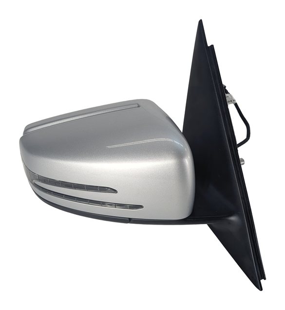 10-12 MERCEDES GLK350 (X204) RIGHT - HEATED MEMORY AUTODIM DOOR MIRROR (Silver)