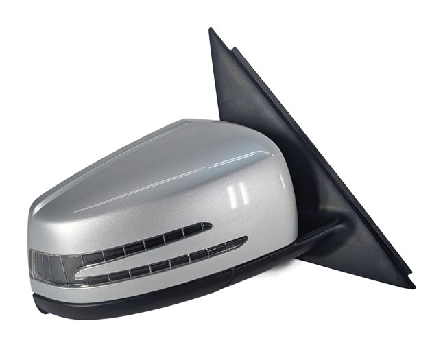 Thumbnail 4: 10-12 MERCEDES GLK350 (X204) RIGHT - HEATED MEMORY AUTODIM DOOR MIRROR (Silver)