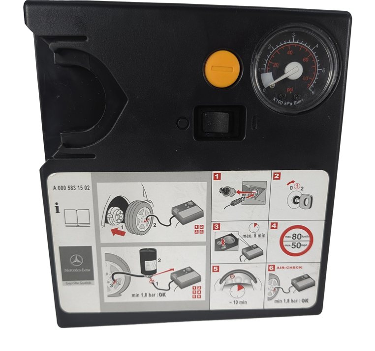 Thumbnail 2: 2012 MERCEDES GLK350 (X204) EMERGENCY TIRE INFLATOR AIR COMPRESSOR KIT