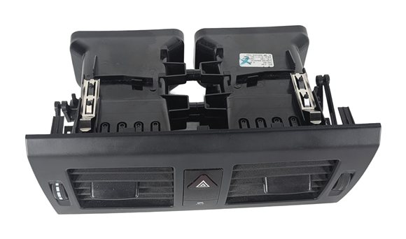 2012 MERCEDES GLK350 (X204) FRONT CENTER DASH HEAT AIR AC VENT w/HAZARD (Black)