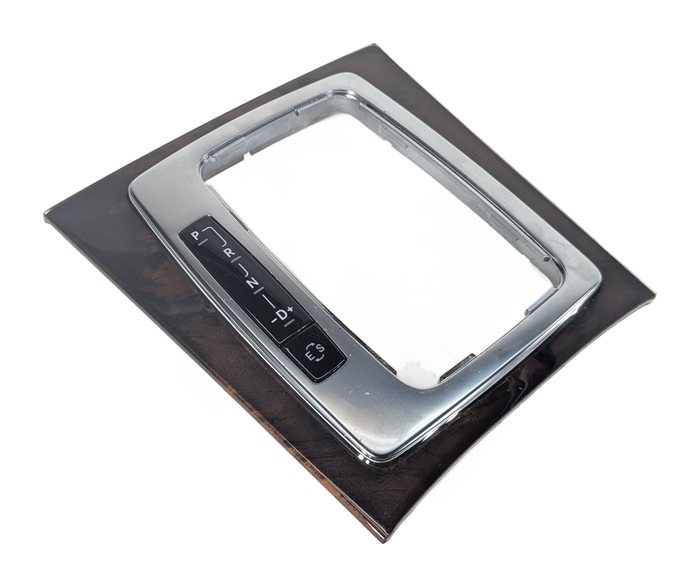 2012 MERCEDES GLK350 (X204) CENTER CONSOLE AUTOMATIC SHIFT TRIM BEZEL (Walnut)