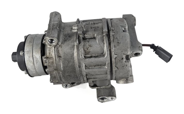 Thumbnail 4: 2007-2010 VW TOUAREG AUDI A8 Q7 R8 (D3 4L) 4.2L ENGINE A/C COMPRESSOR PUMP