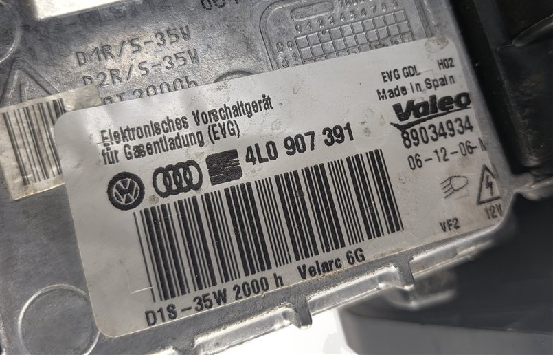 Thumbnail 10: 2007-2009 AUDI Q7 (4L) LEFT FRONT DRIVER HID XENON AFS ADAPTIVE CURVE HEADLIGHT