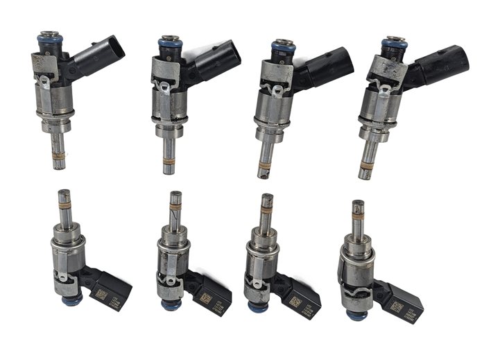 07-13 AUDI A6 A8 Q7 S5 R8 (B8 8K 8T 4S) 4.2L 5.2L TFSI ENGINE FUEL INJECTOR SET8