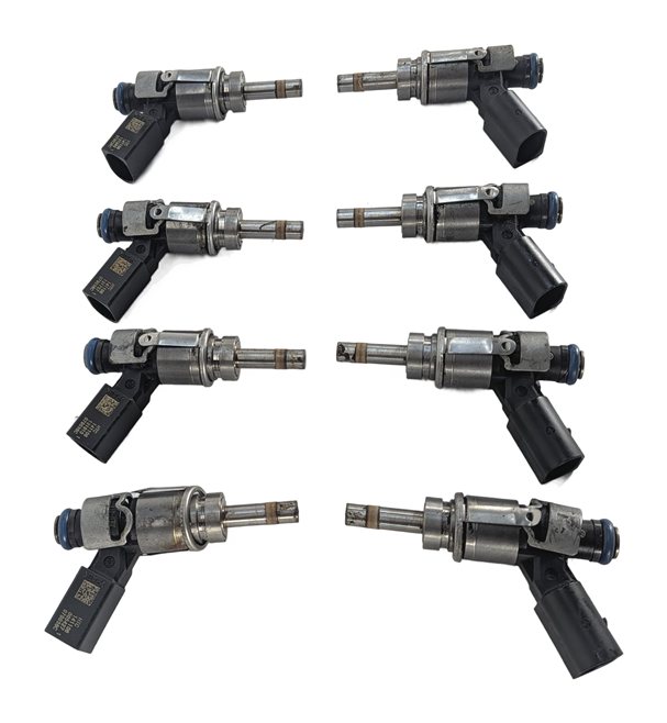 Thumbnail 2: 07-13 AUDI A6 A8 Q7 S5 R8 (B8 8K 8T 4S) 4.2L 5.2L TFSI ENGINE FUEL INJECTOR SET8