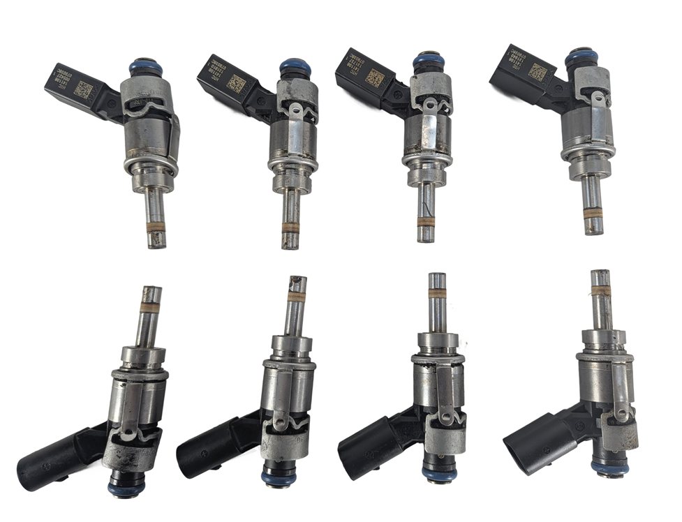 Thumbnail 3: 07-13 AUDI A6 A8 Q7 S5 R8 (B8 8K 8T 4S) 4.2L 5.2L TFSI ENGINE FUEL INJECTOR SET8