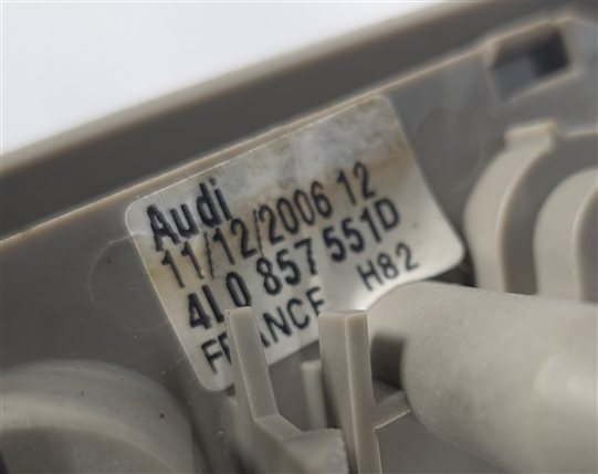 Thumbnail 5: 2007-2015 AUDI Q7 (4L) FRONT LEFT & RIGHT SUN VISOR SUNVISOR SHADE SET (Grey)