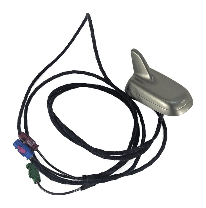 2007-2009 AUDI Q7 (4L) RADIO STEREO ANTENNA SHARK FIN ANTENNA (PHANTOM BLACK L8)
