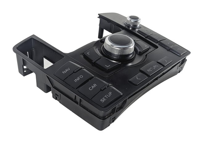 Thumbnail 4: 2007-2011 AUDI Q7 (4L) RADIO STEREO MEDIA GPS NAVIGATION MMI CONTROL SWITCH KNOB