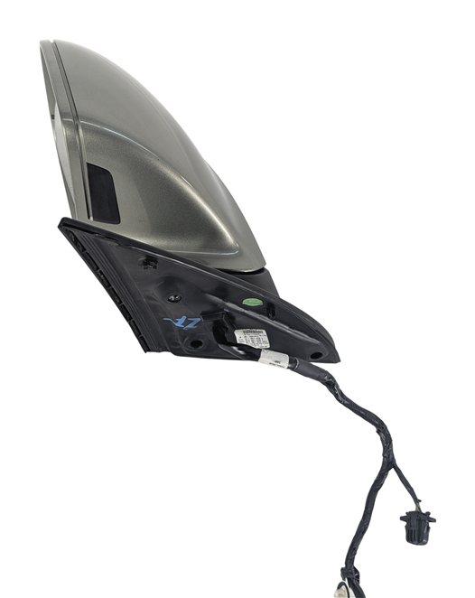 Thumbnail 6: 2007-2009 AUDI Q7 (4L) LEFT DRIVER P-FOLD BLIND SPOT MEMORY DOOR MIRROR (Green)