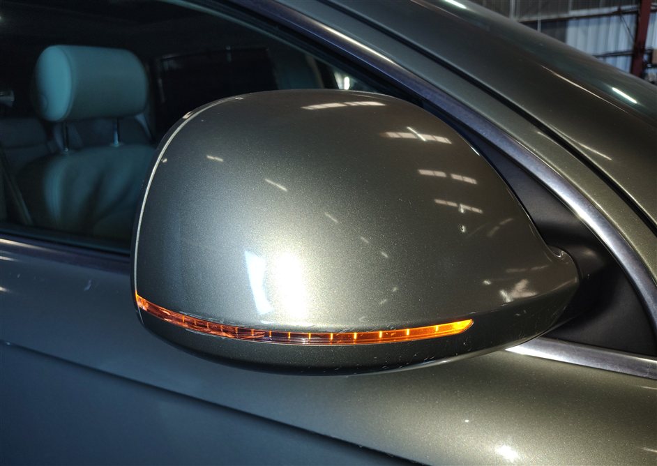 Thumbnail 2: 2007-2009 AUDI Q7 (4L) RIGHT PASSENGER P-FOLD BLIND SPOT DOOR MIRROR (Green)