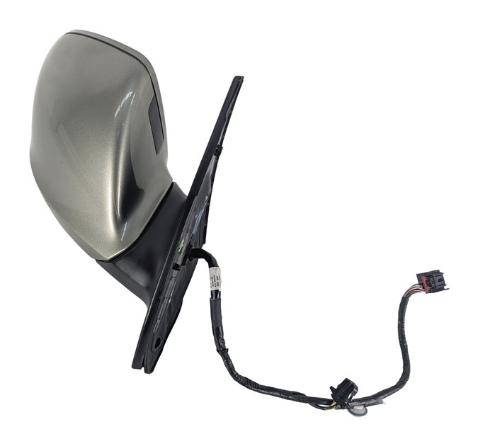 Thumbnail 6: 2007-2009 AUDI Q7 (4L) RIGHT PASSENGER P-FOLD BLIND SPOT DOOR MIRROR (Green)
