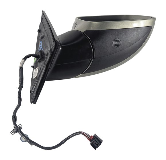 Thumbnail 9: 2007-2009 AUDI Q7 (4L) RIGHT PASSENGER P-FOLD BLIND SPOT DOOR MIRROR (Green)