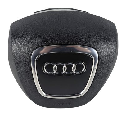2007-2010 AUDI Q7 (4L) LEFT FRONT DRIVER STEERING WHEEL AIRBAG AIR BAG (BLACK)