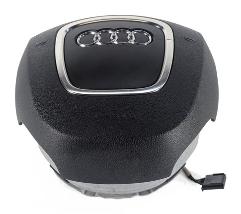 Thumbnail 3: 2007-2010 AUDI Q7 (4L) LEFT FRONT DRIVER STEERING WHEEL AIRBAG AIR BAG (BLACK)
