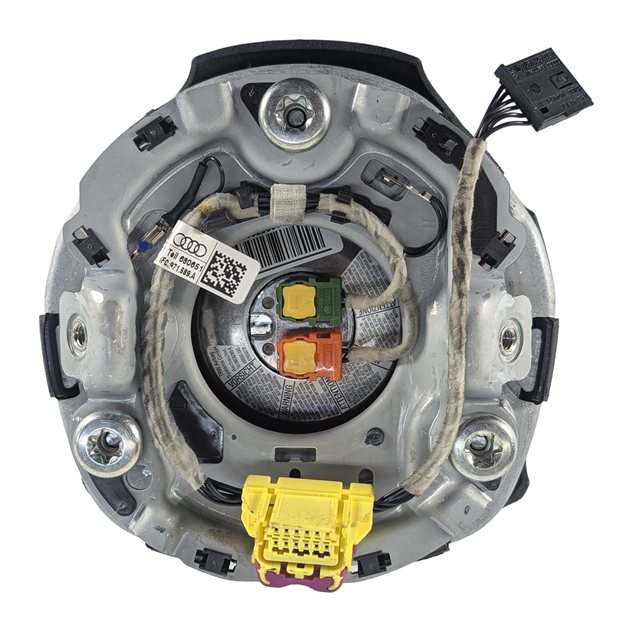 Thumbnail 7: 2007-2010 AUDI Q7 (4L) LEFT FRONT DRIVER STEERING WHEEL AIRBAG AIR BAG (BLACK)