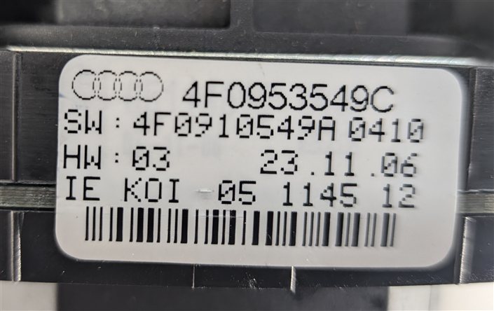 Thumbnail 10: 03-11 AUDI Q7 A4 A6 S4 STEERING COLUMN TURN SIGNAL BLINKER WIPER CRUISE SWITCH