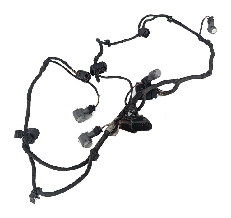 Thumbnail 2: 2007 AUDI Q7 (4L) REAR PARK ASSIST PDC DISTANCE SENSORS w/WIRING HARNESS