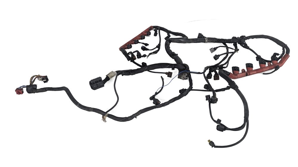 Thumbnail 2: 2007 AUDI Q7 (4L) 4.2L (BAR) ENGINE MOTOR WIRE WIRING HARNESS LOOM