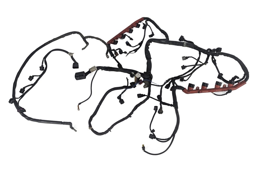 Thumbnail 4: 2007 AUDI Q7 (4L) 4.2L (BAR) ENGINE MOTOR WIRE WIRING HARNESS LOOM