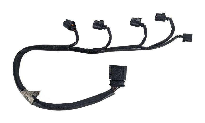2007 AUDI Q7 (4L) 4.2L (BAR) ENGINE LEFT FUEL INJECTOR WIRE HARNESS
