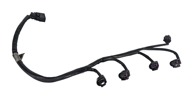 Thumbnail 2: 2007 AUDI Q7 (4L) 4.2L (BAR) ENGINE LEFT FUEL INJECTOR WIRE HARNESS