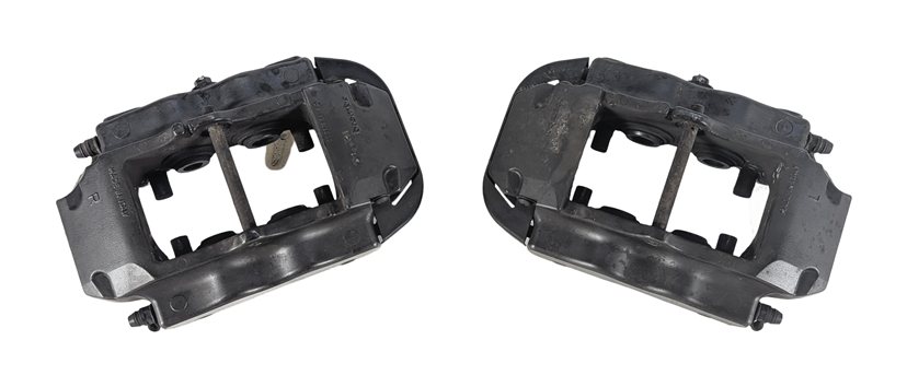Thumbnail 2: 04-15 VW TOUAREG AUDI Q7 4L REAR LEFT & RIGHT ABS DISC BRAKE CALIPER SET2 BREMBO