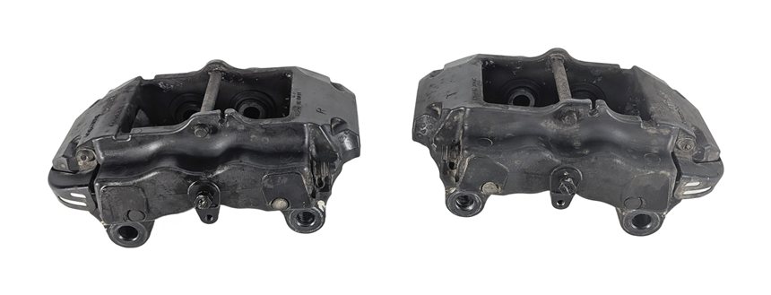 Thumbnail 3: 04-15 VW TOUAREG AUDI Q7 4L REAR LEFT & RIGHT ABS DISC BRAKE CALIPER SET2 BREMBO