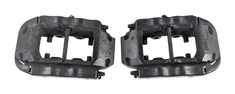 Thumbnail 4: 04-15 VW TOUAREG AUDI Q7 4L REAR LEFT & RIGHT ABS DISC BRAKE CALIPER SET2 BREMBO