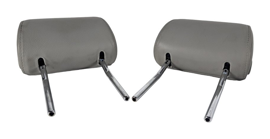 Thumbnail 2: 2007-2008 AUDI Q7 (4L) FRONT SEAT HEADREST HEAD REST SET/2 (Grey)