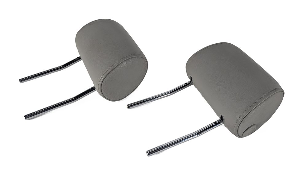 Thumbnail 3: 2007-2008 AUDI Q7 (4L) FRONT SEAT HEADREST HEAD REST SET/2 (Grey)