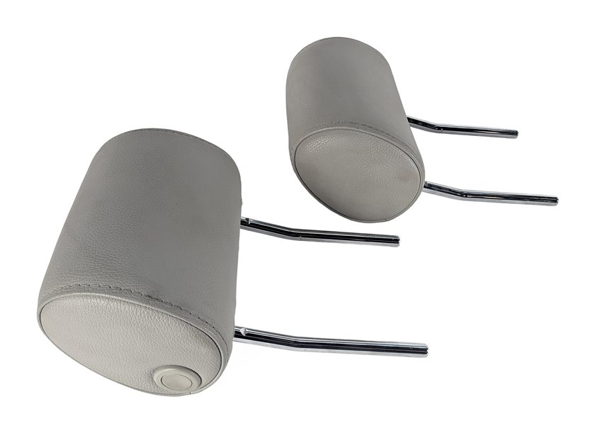 Thumbnail 4: 2007-2008 AUDI Q7 (4L) FRONT SEAT HEADREST HEAD REST SET/2 (Grey)