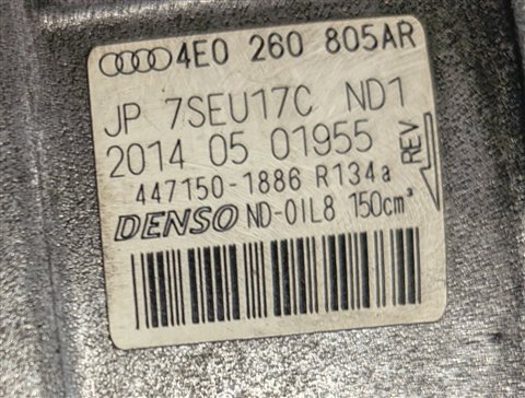 Thumbnail 7: 2011-2015 AUDI Q7 (4L) 3.0L SUPERCHARGED AIR CONDITIONING A/C COMPRESSOR PUMP