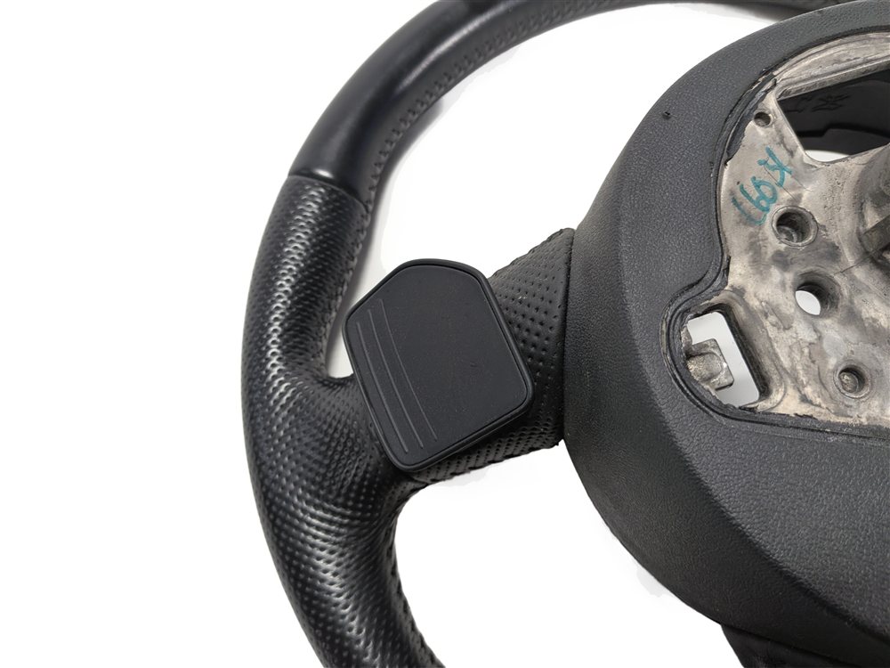 Thumbnail 10: 12-15 AUDI Q7 (4L) 3 SPOKE S-LINE STEERING WHEEL w/ SWITCHES & PADDLES (Black)
