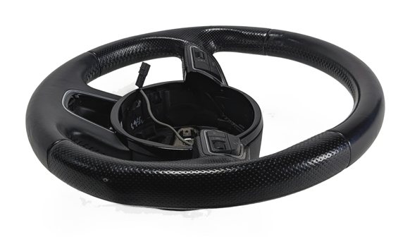 Thumbnail 5: 12-15 AUDI Q7 (4L) 3 SPOKE S-LINE STEERING WHEEL w/ SWITCHES & PADDLES (Black)