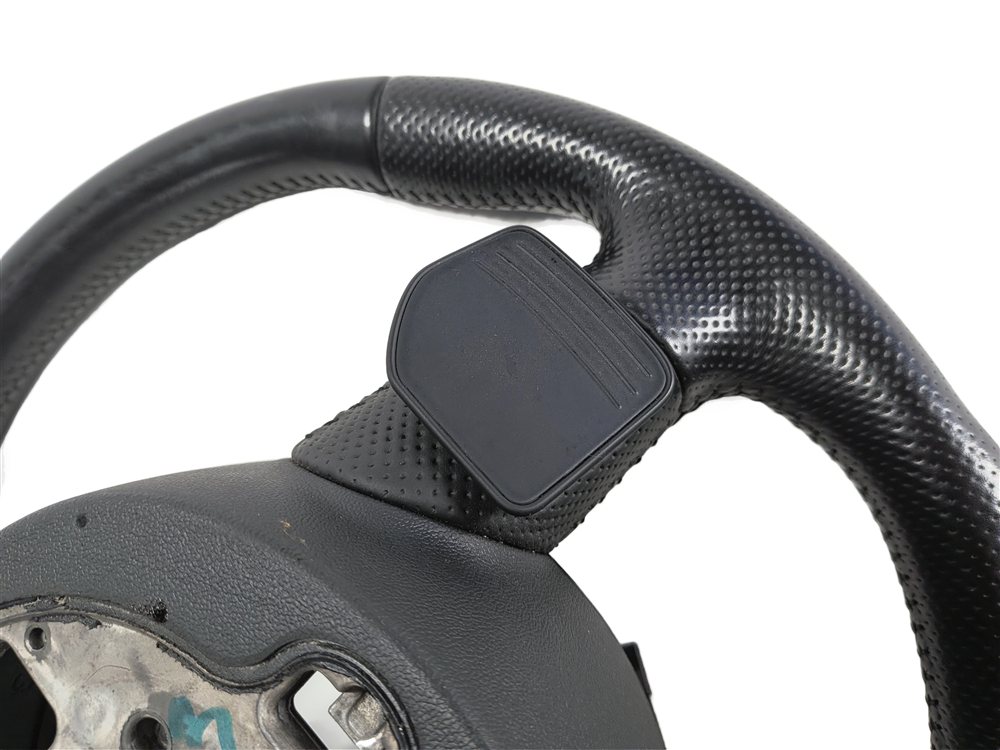 Thumbnail 9: 12-15 AUDI Q7 (4L) 3 SPOKE S-LINE STEERING WHEEL w/ SWITCHES & PADDLES (Black)