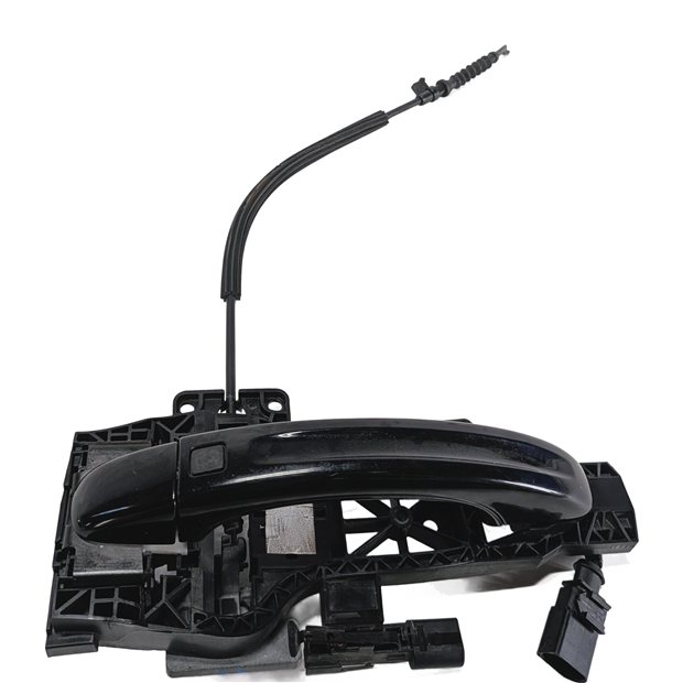 Thumbnail 2: 2007-2015 AUDI Q7 (4L) REAR LEFT KEYLESS EXTERIOR DOOR HANDLE (Black)