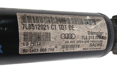 Thumbnail 10: 2007-2015 AUDI Q7 (4L) REAR LEFT & RIGHT SHOCK STRUT SET-2 (COMFORT SUSPENSION)