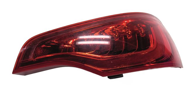 2010-2015 AUDI Q7 (4L) REAR RIGHT PASSENGER TAILLIGHT BRAKE LIGHT LAMP (LED)