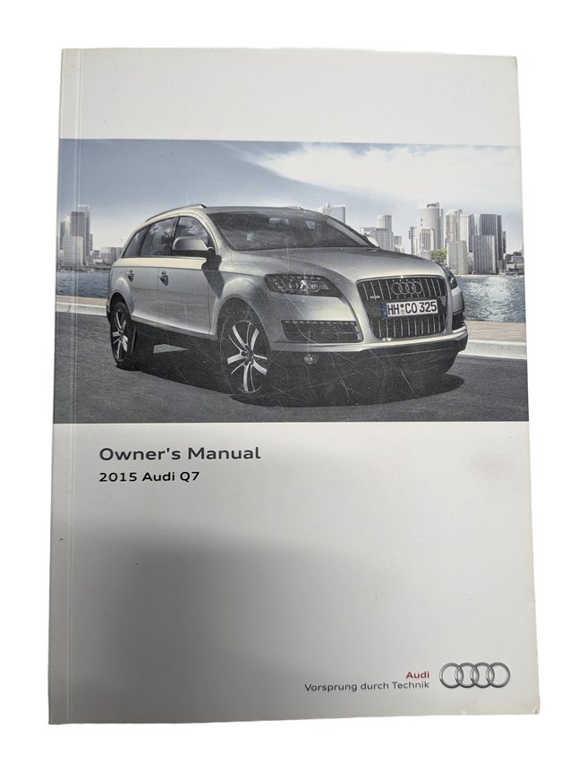 Thumbnail 3: 2015 AUDI Q7 (4L) 3.0L OWNER'S MANUAL BOOKLET w/CASE SET