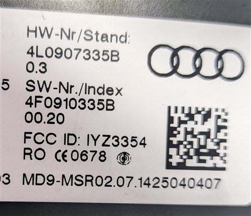 Thumbnail 6: 2010-2015 AUDI Q7 (4L) KEYLESS ENTRY CONTROL MODULE COMPUTER