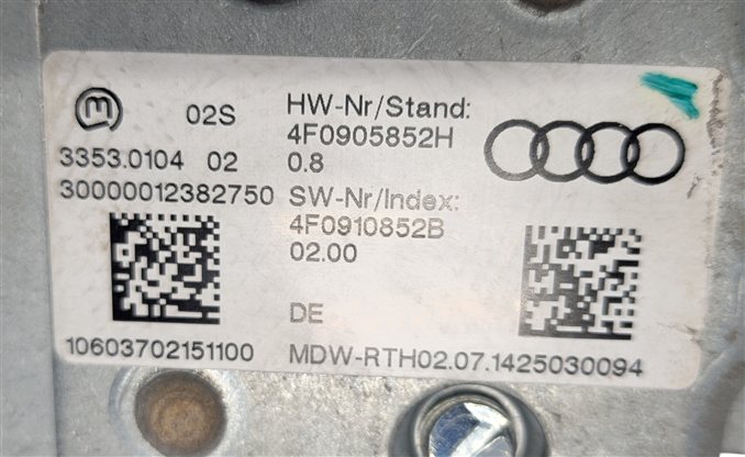 Thumbnail 5: 2015 AUDI Q7 (4L) STEERING COLUMN LOCK CONTROL MODULE COMPUTER