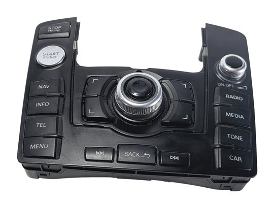 2012-2015 AUDI Q7 (4L) FRONT CENTER CONSOLE MMI MEDIA NAVIGATION CONTROL SWITCH