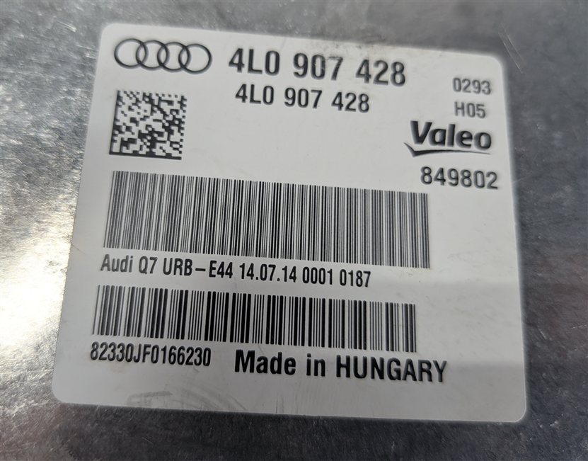 Thumbnail 6: 2010-2017 AUDI Q7 (4L) REARVIEW BACKUP REVERSE CAMERA CONTROL MODULE