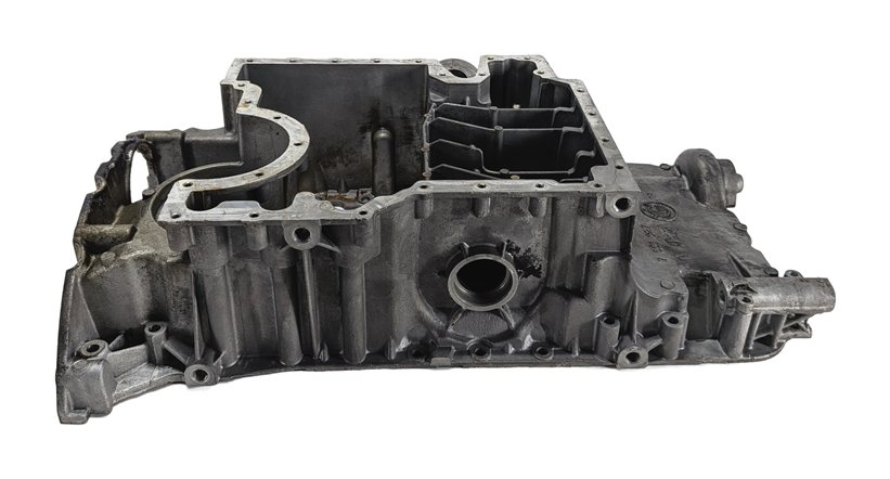 Thumbnail 3: 2007-2010 BMW X5 (E70) 4.8L V8 N62 ENGINE UPPER MOTOR OIL FLUID PAN CRADLE