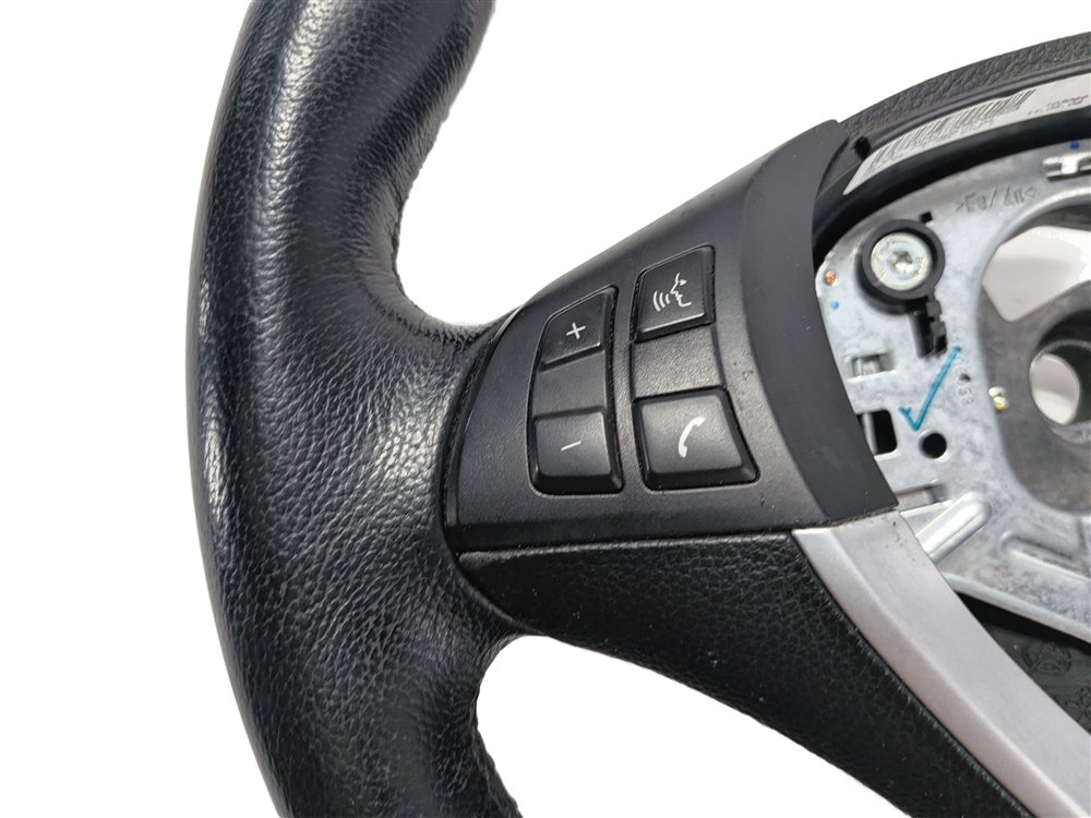 Thumbnail 3: 2007-2013 BMW X5 (E70) FRONT LEFT DRIVER M-SPORT LEATHER STEERING WHEEL (Black)